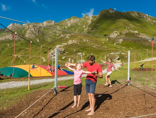 Slackline, Highline, Schlossalm  © Gasteiner Bergbahnen AG (Bildquelle ➤ skigastein.com)